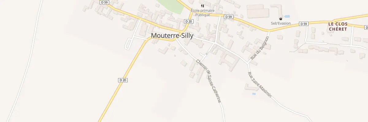 Plan du 4 Rue sous la Ville à Mouterre-Silly