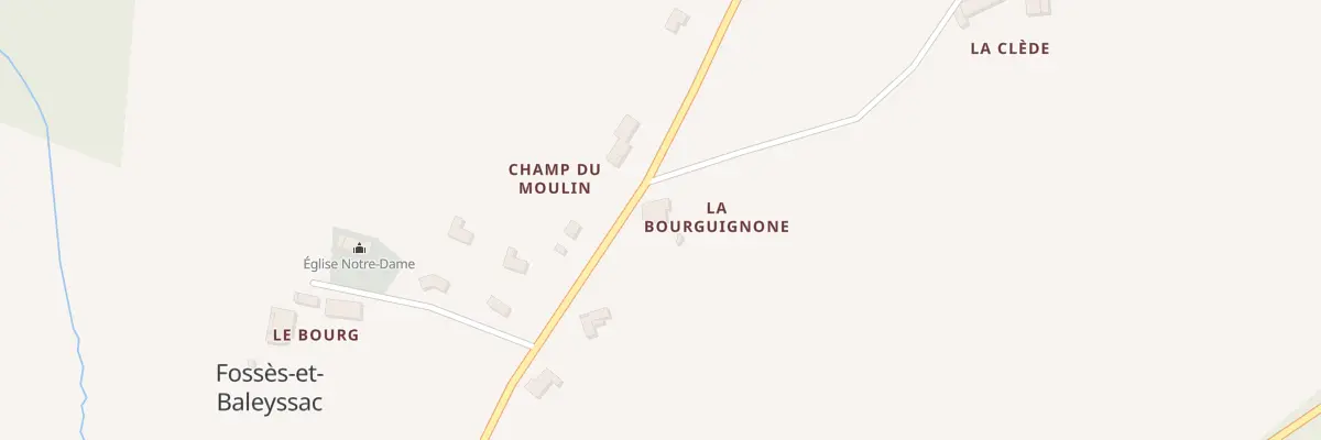 Plan du 1 La Bourguignone à Bellebat