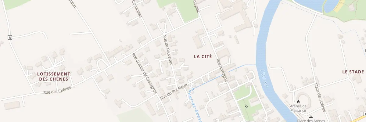 Plan du 8 Rue des Fauvettes à Plaisance
