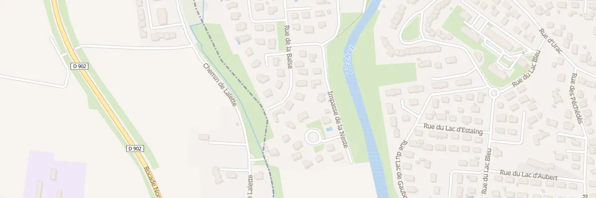 Plan du 19 Rue de la Baise à Tarbes