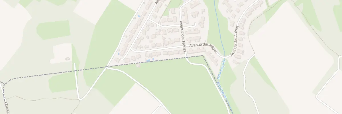 Plan du 15 Av des Mélèzes à Odos