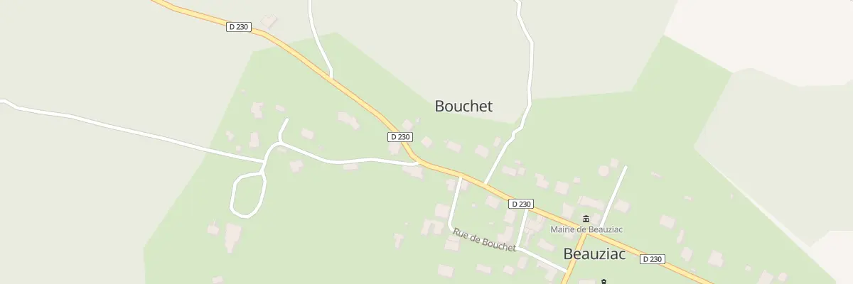 Plan du 220 Rte de Saint Martin à Beauziac