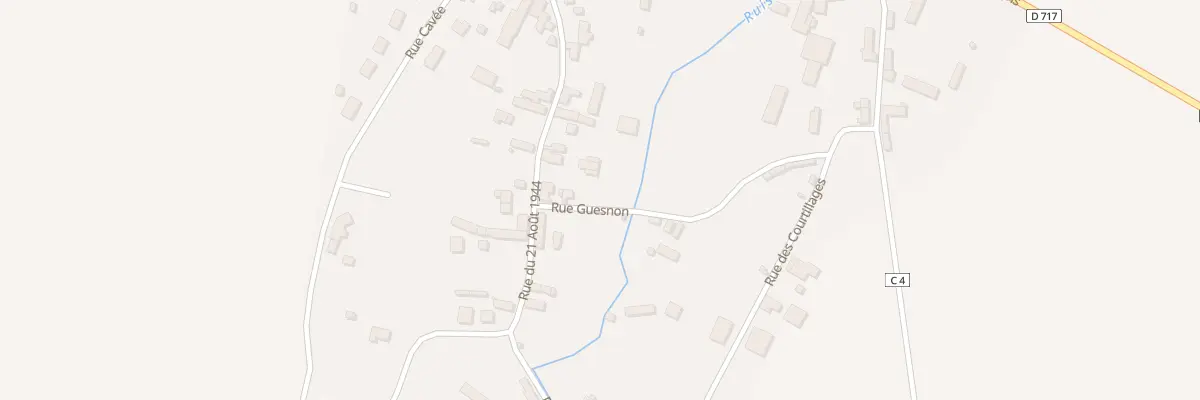Plan du 3 Rue Guesnon à Tournai-sur-Dive