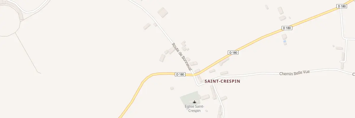 Plan du 83 Rte de Bonneval -St Crespin- à Mézidon Vallée d’Auge