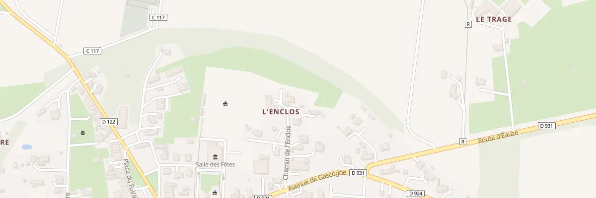 Plan du 8 Che de l’Enclos à Manciet