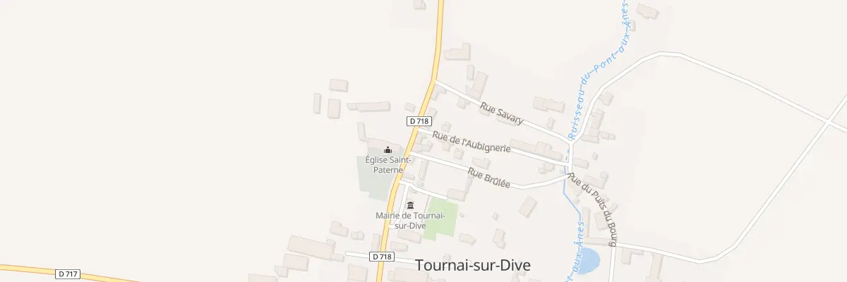 Plan du 3 Rue du 21 Août 1944 à Tournai-sur-Dive