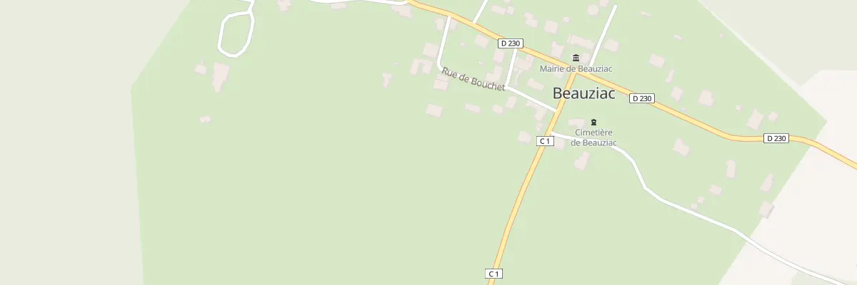 Plan du 90 Rue de Bouchet à Beauziac