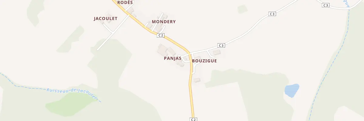 Plan du 5059 Panjas à Bouzon-Gellenave
