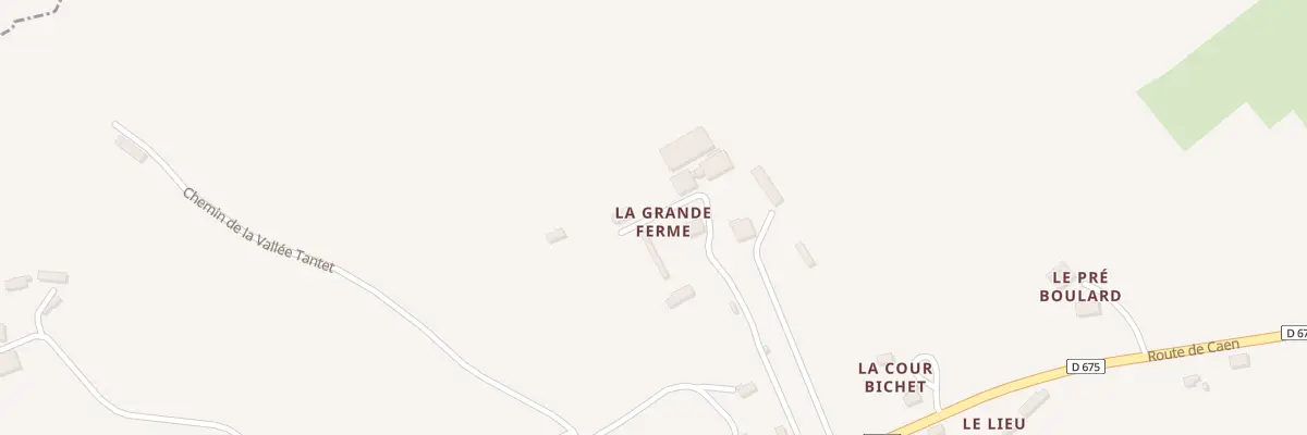 Plan du 5012 La Cour Bichet à Annebault