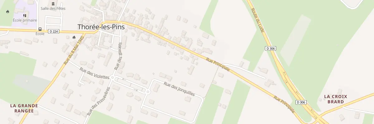 Plan du 32 Rue Principale à Thorée-les-Pins