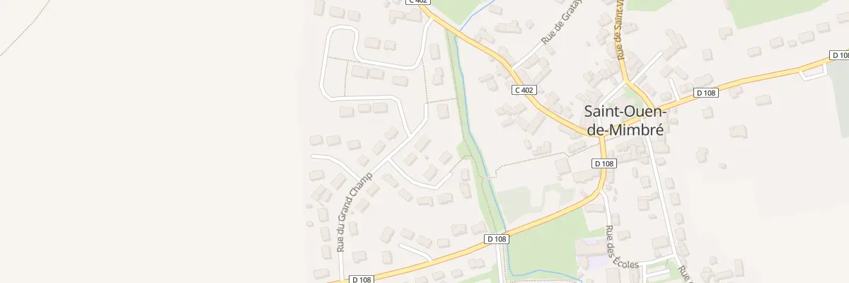 Plan du 12 Rue du Grand Champ à Saint-Ouen-de-Mimbré