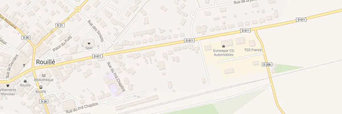 Plan du 48 Rue Mélusine à Rouillé
