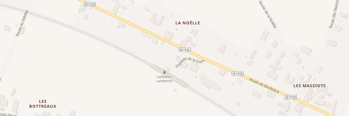 Plan du 72 Imp de la Gare à Lamothe-Landerron