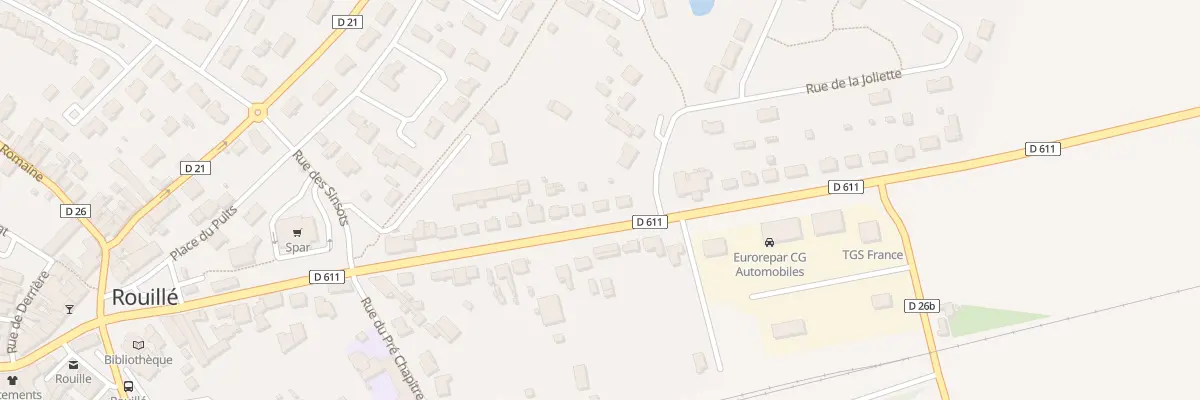 Plan du 27 Rue Mélusine à Rouillé