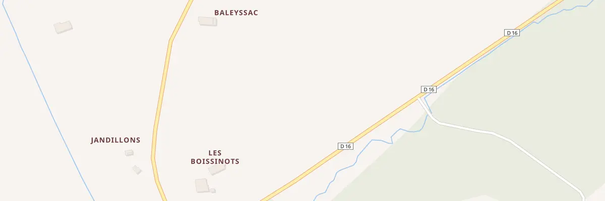 Plan du 2 Les Boissinots à Fossès-et-Baleyssac