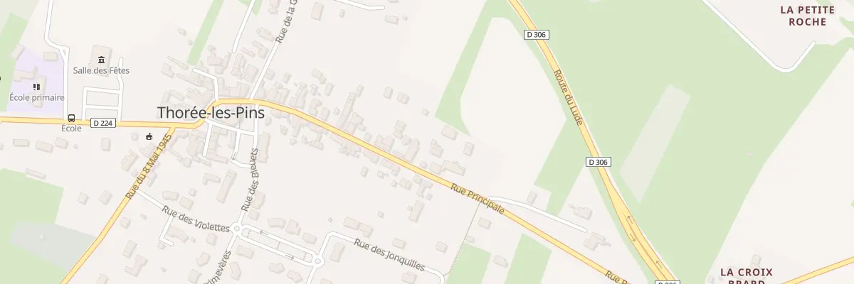 Plan du 37 Rue Principale à Thorée-les-Pins