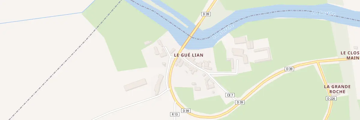 Plan du 11 Le Gue Lian à Moitron-sur-Sarthe