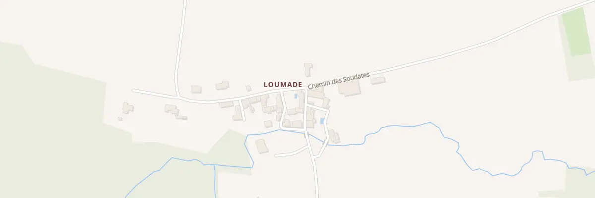 Plan du 5465 Loumade à Genac-Bignac