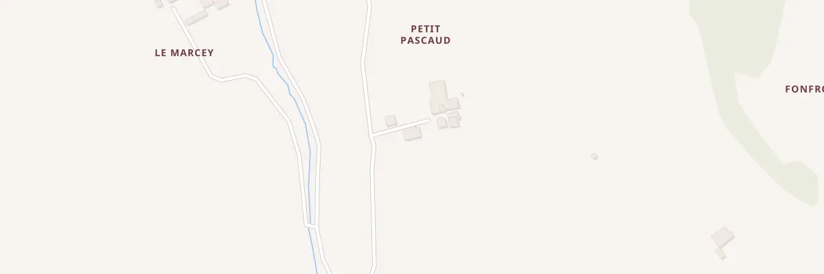 Plan du 28 Petit Pascaud à Coubeyrac