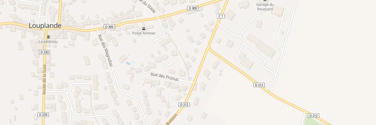 Plan du 16 Rue du Buisson à Louplande