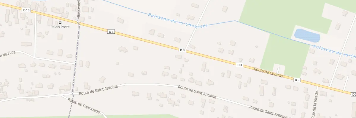 Plan du 78 Rte de Coutras au Pizou