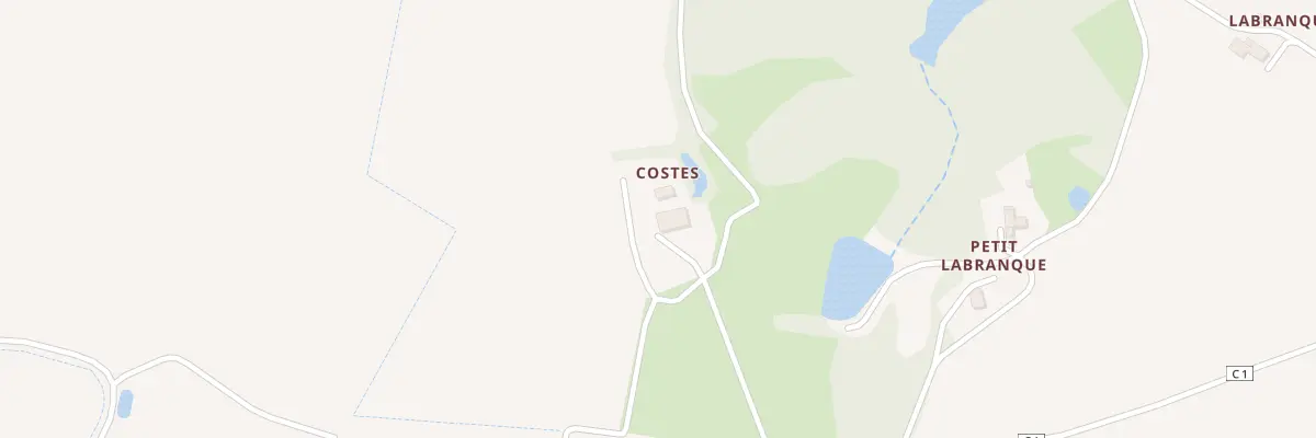 Plan du 62 Costes à Escalans