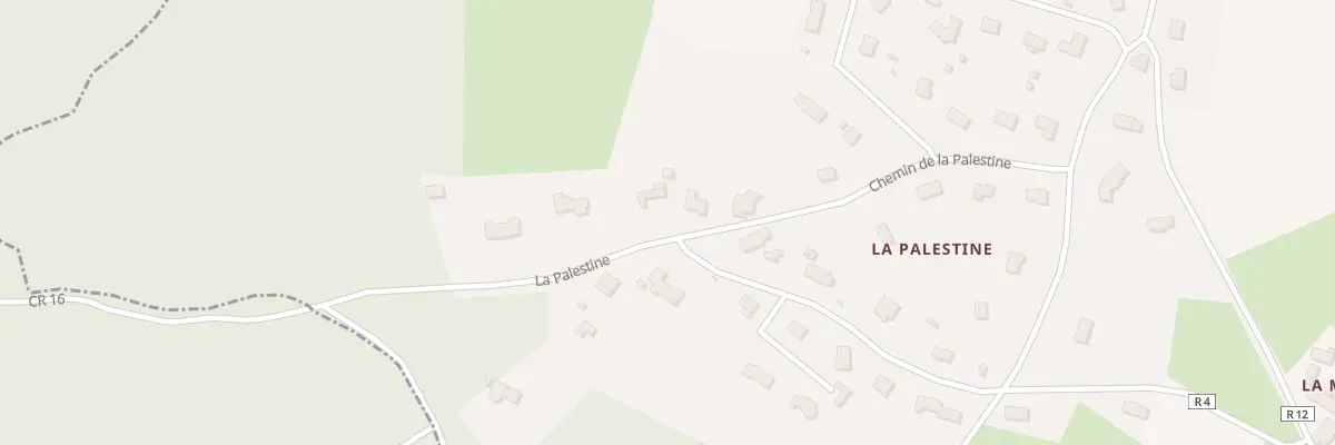 Plan du 16 La Palestine à Bérus