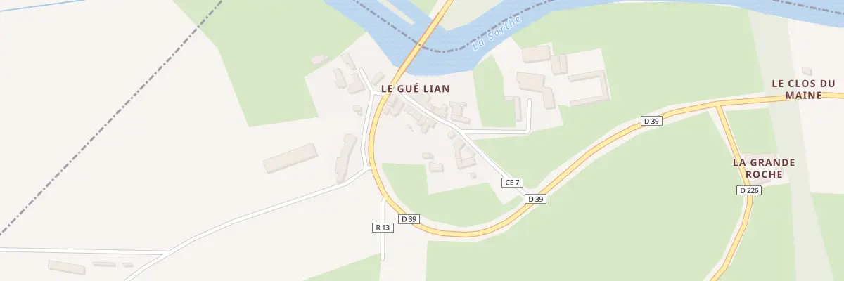Plan du 5 Le Gue Lian à Moitron-sur-Sarthe