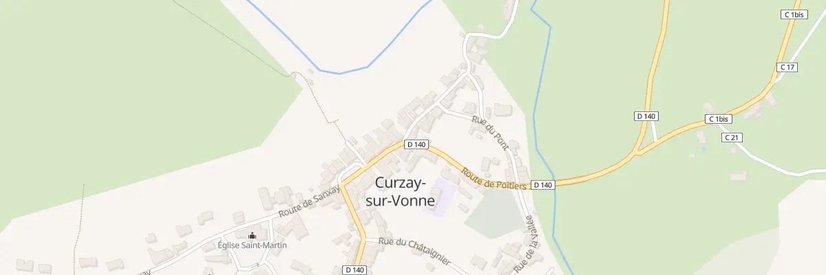 Plan du 9 Rte de Poitiers à Curzay-sur-Vonne