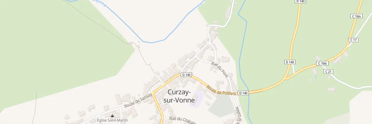Plan du 7 Rue du Grand Moulin à Curzay-sur-Vonne