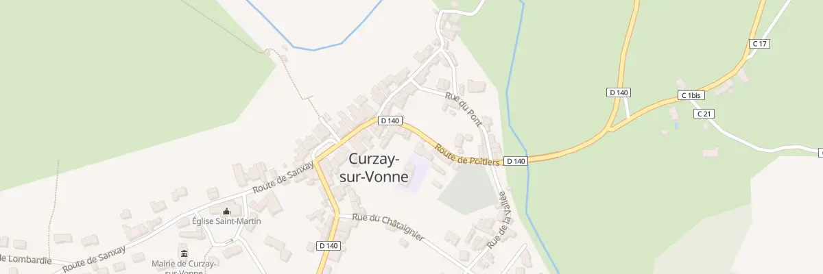 Plan du 16 Rte de Poitiers à Curzay-sur-Vonne