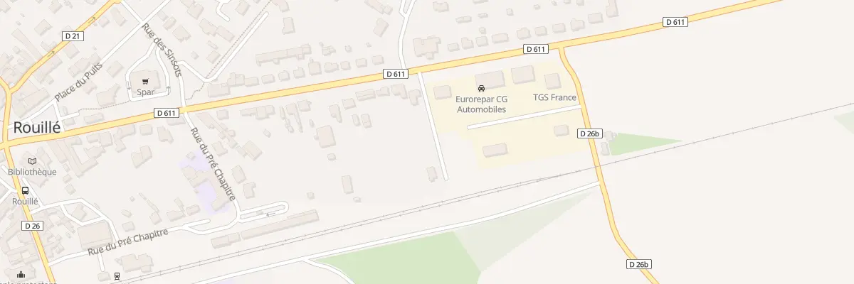 Plan du 56 Rue Mélusine à Rouillé