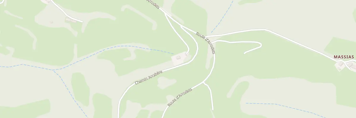 Plan du 2 Rte d’Arrodets à Arrayou-Lahitte