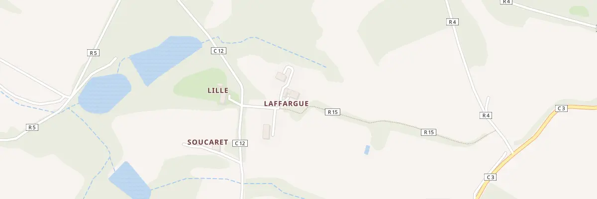 Plan du 5043 Laffargue à Sabazan