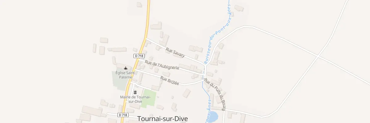 Plan du 7 Rue de l’Aubignerie à Tournai-sur-Dive
