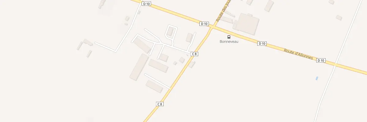 Plan du 2 Rte de Villebernier à Brain-sur-Allonnes