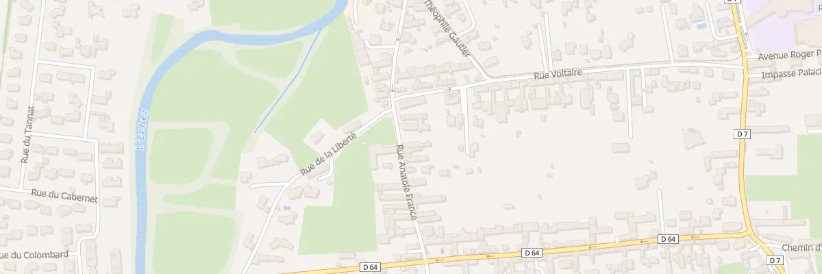 Plan du 13 Rue Anatole France à Bordères-sur-l’Échez