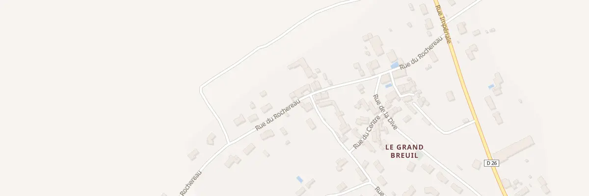 Plan du 20 Rue du Rochereau à Rouillé