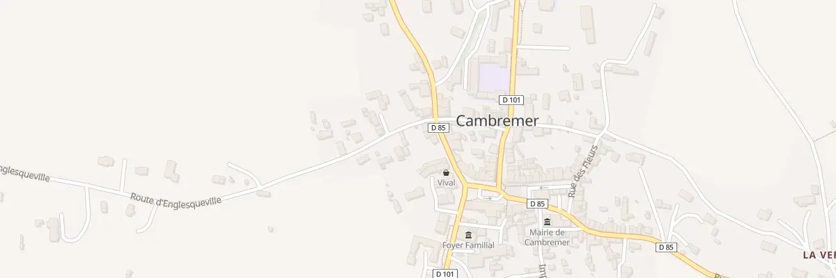 Plan du 9 Rue du Commerce à Cambremer