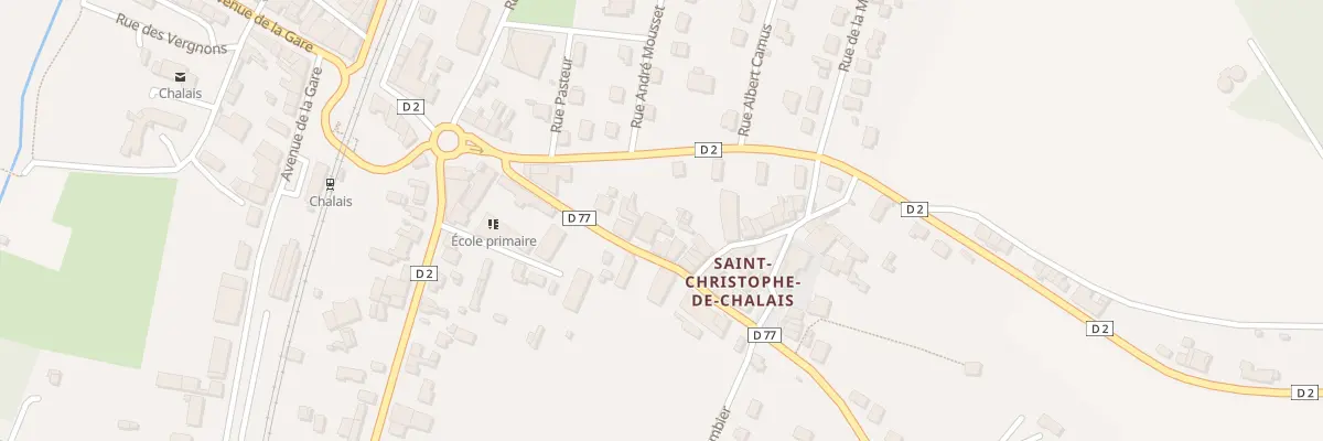 Plan du 25 Rte de Saint-christophe à Chalais