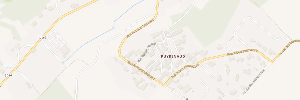 Plan du 5033 Puyrenaud à Asnières-sur-Nouère