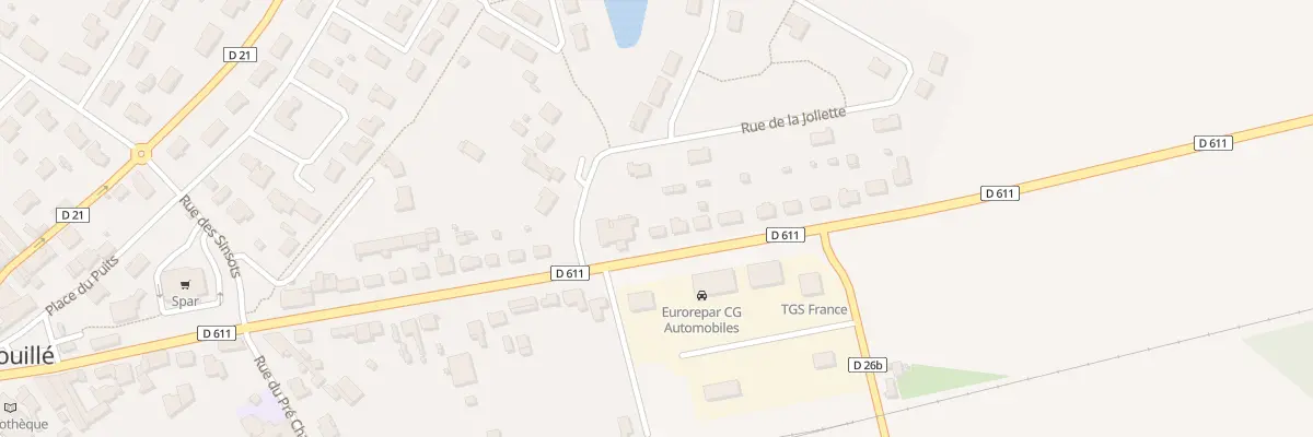 Plan du 35 Rue Mélusine à Rouillé