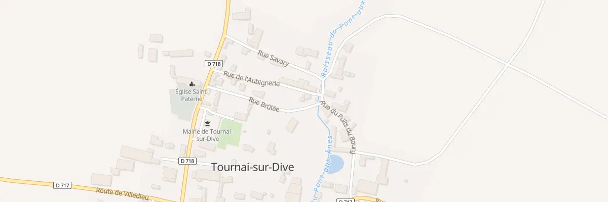Plan du 5 Rue Brûlée à Tournai-sur-Dive