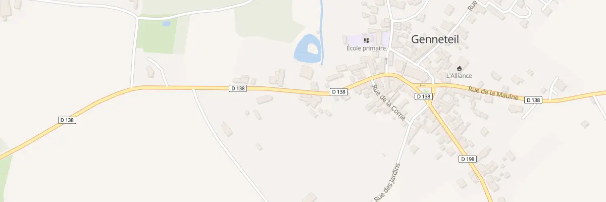 Plan du 12 Rue des lavandières à Noyant-Villages