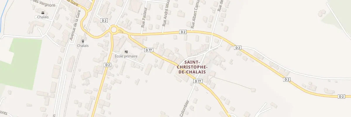 Plan du 29 Rte de Saint-christophe à Chalais
