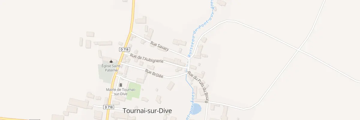 Plan du 2 Rue Rue Savary à Tournai-sur-Dive