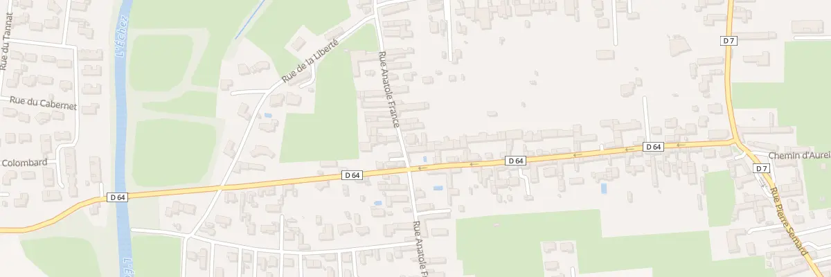 Plan du 25B Rue Anatole France à Bordères-sur-l’Échez