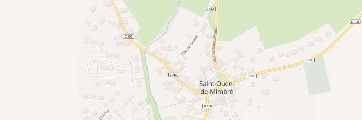 Plan du 8 Rue de Gratay à Saint-Ouen-de-Mimbré