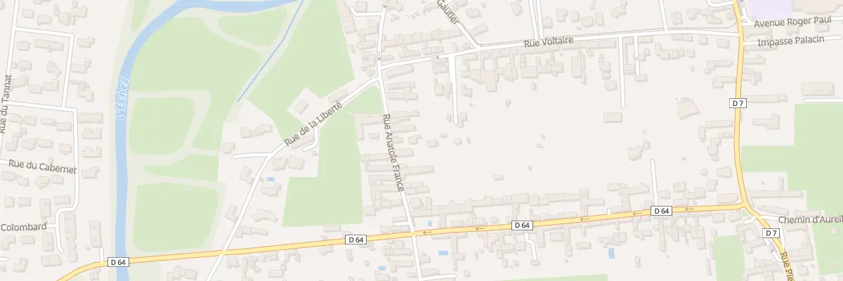 Plan du 19 Rue Anatole France à Bordères-sur-l’Échez