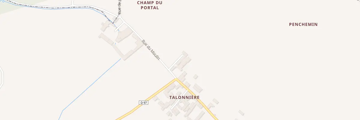 Plan du 2 Rue du Moulin à Fouqueure